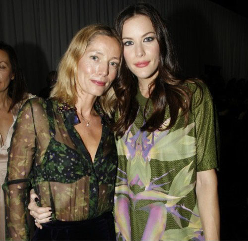 with Lucie De La Falaise
