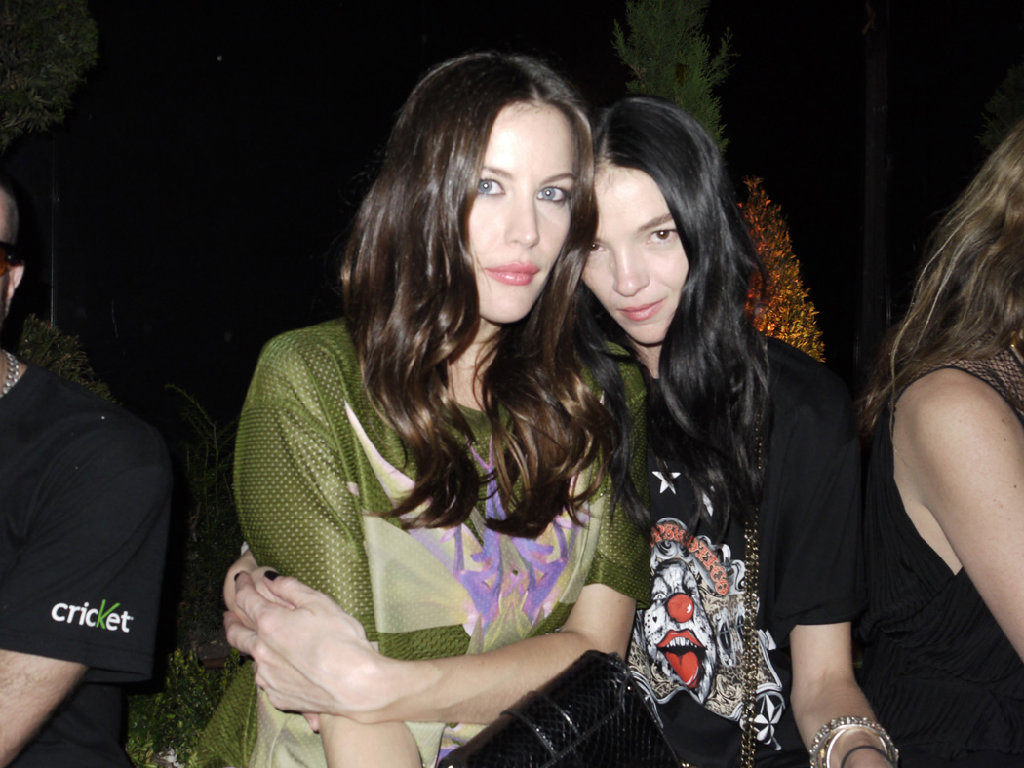 with Mariacarla Boscono 