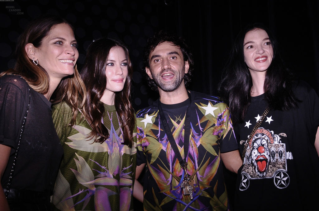 with Frankie Rayder, Riccardo Tisci and Mariacarla Boscono