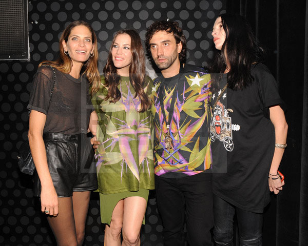 with Frankie Rayder, Riccardo Tisci and Mariacarla Boscono