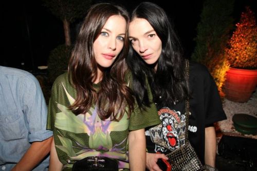 with Mariacarla Boscono