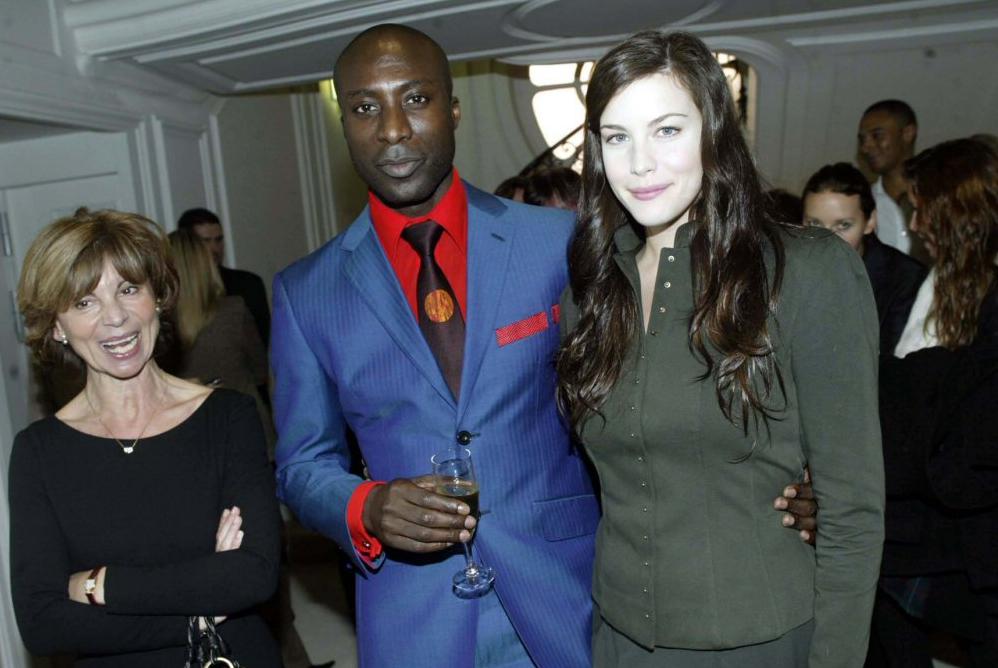with Oswald Botang - at Givenchy's Haute Couture Spring/Summer 2004 show, Paris, January 20th 2004