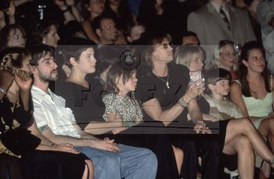 with dad Steven Tyler and family