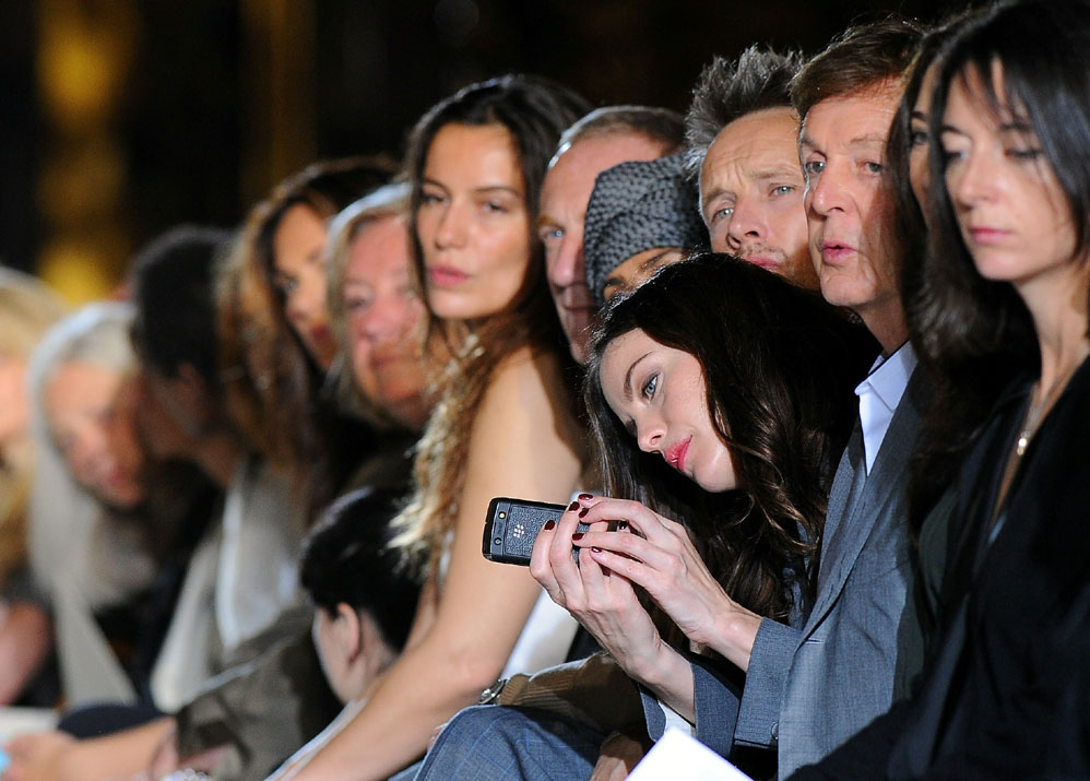 with Salma Hayek, Alasdhair Willis, Paul McCartney, Nancy Shevell and Mary McCartney