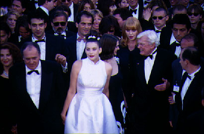 'Stealing Beauty' crew at Cannes 1996