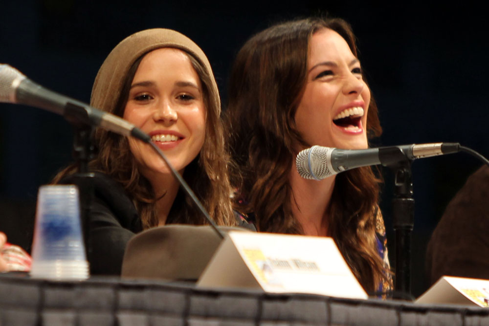 with Ellen Page