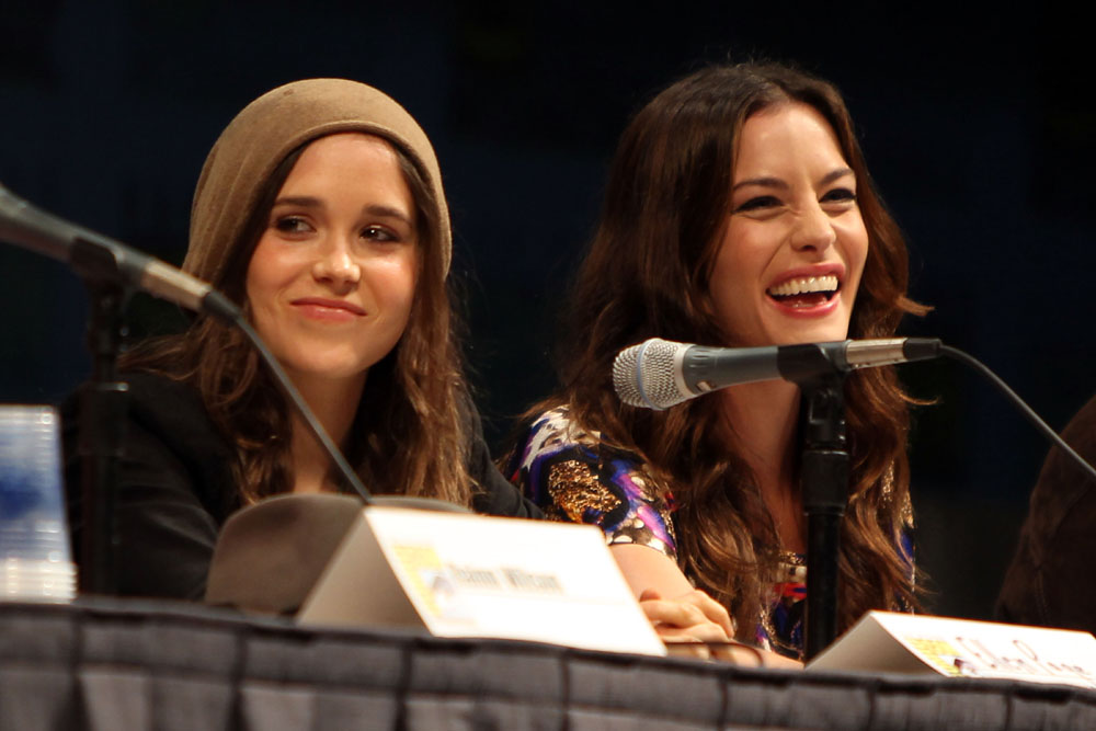 with Ellen Page