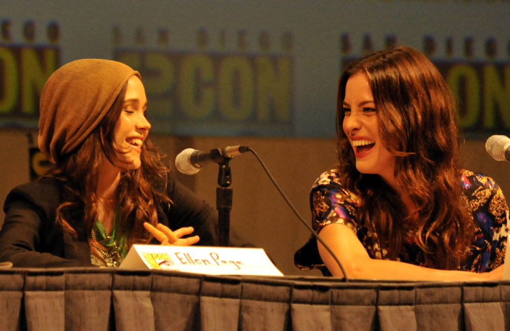 with Ellen Page