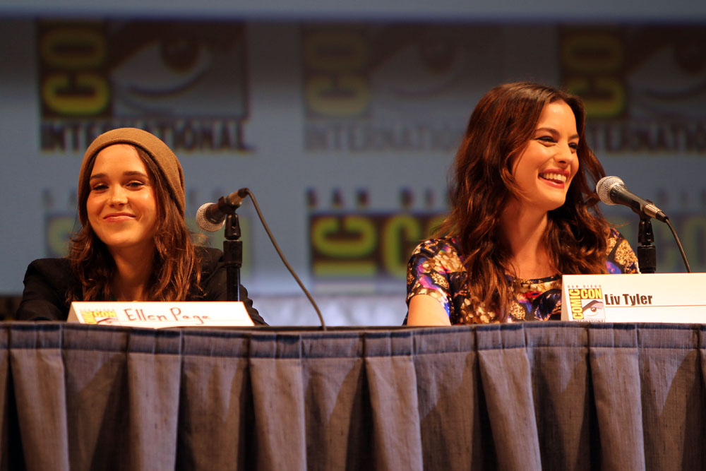 with Ellen Page