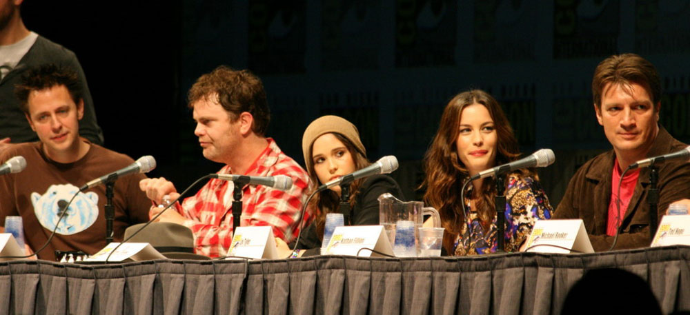 with James Gunn, Rainn Wilson, Ellen Page and Nathan Fillion