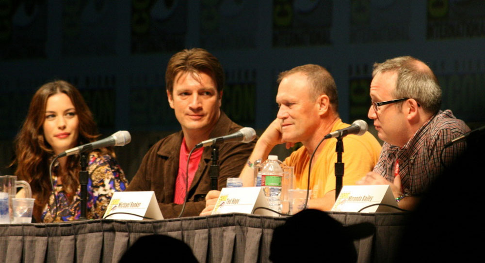 with Nathan Fillion, Michael Rooker and Ted Hope