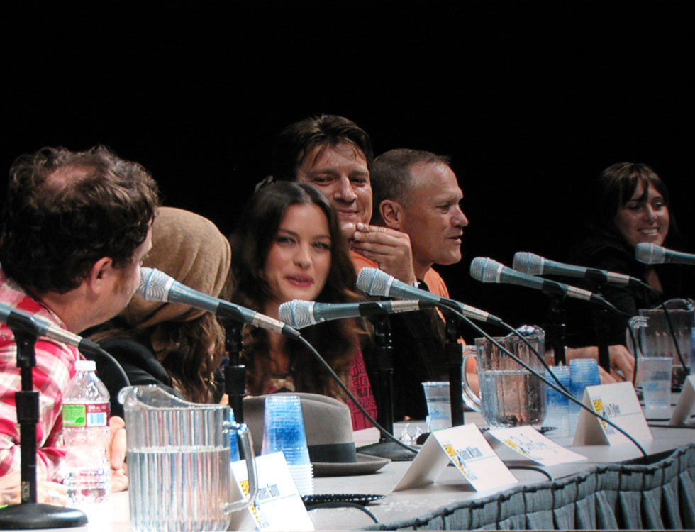 with Rainn Wilson, Ellen Page, Nathan Fillion, Michael Rooker and Miranda Bailey