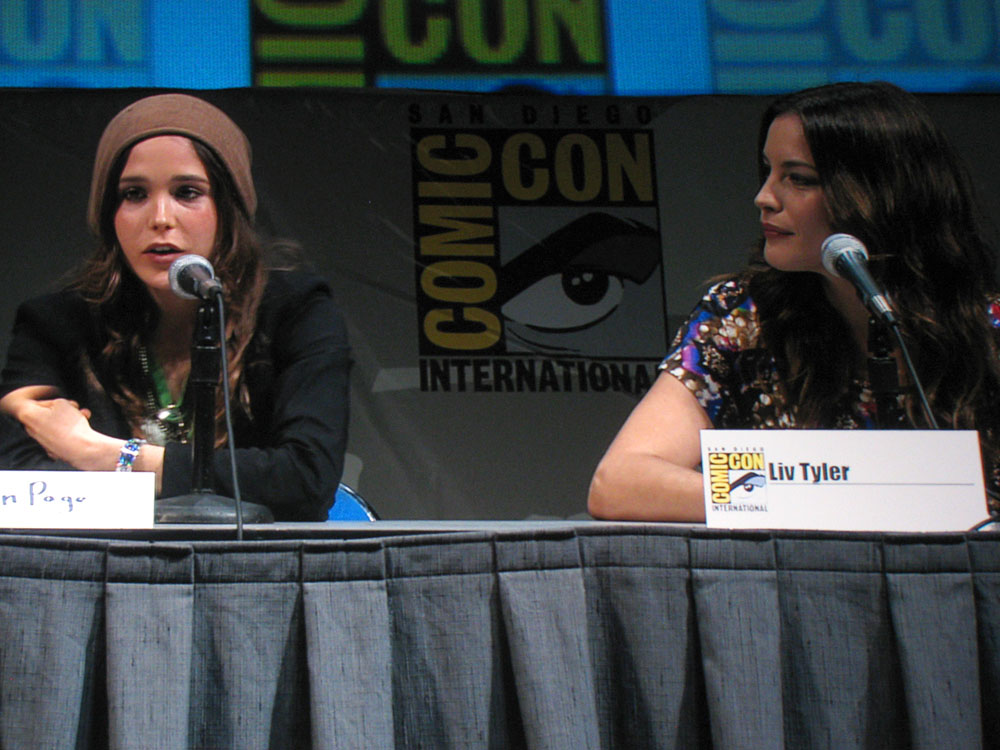 with Ellen Page