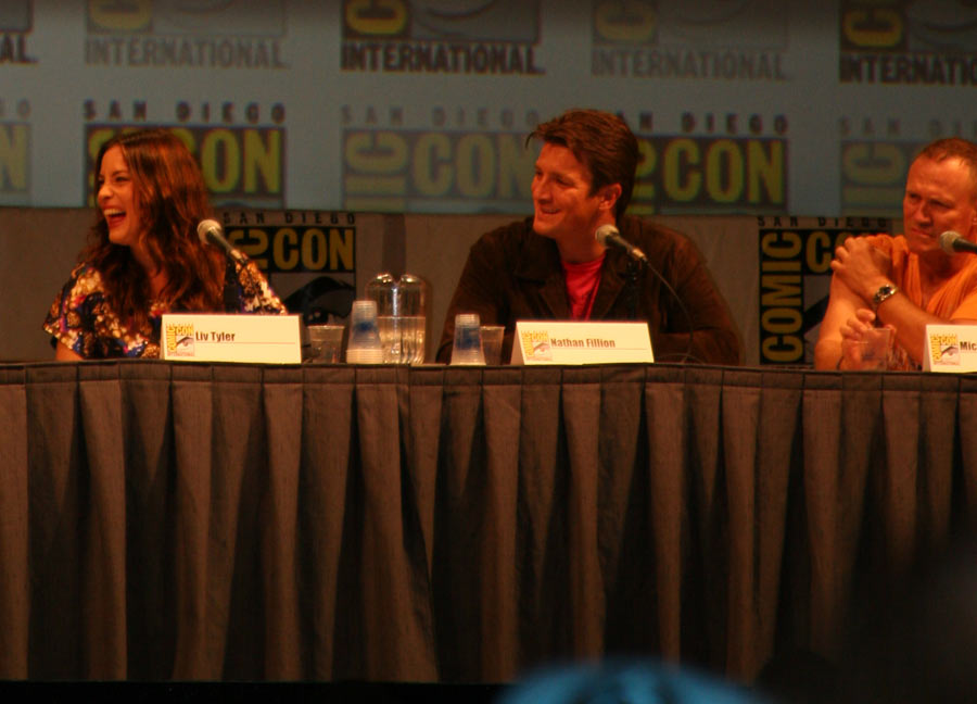 with Nathan Fillion and Michael Rooker