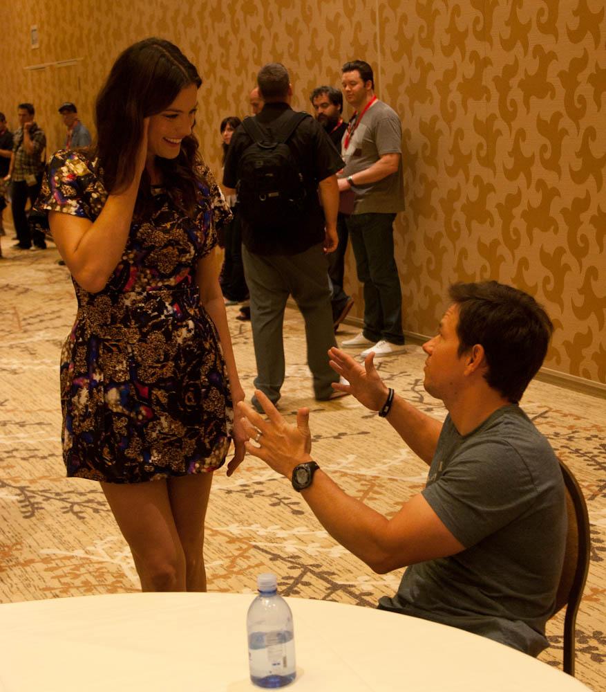 with Mark Wahlberg