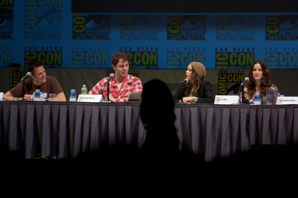 with James Gunn, Rainn Wilson and Ellen Page