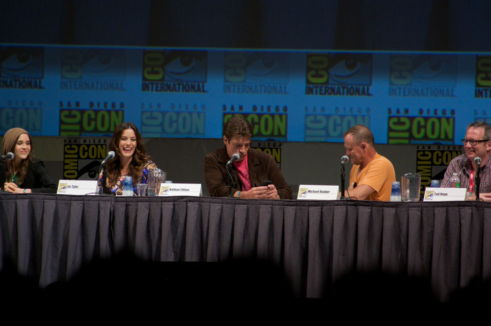 with Ellen Page, Nathan Fillion, Michael Rooker and Ted Hope