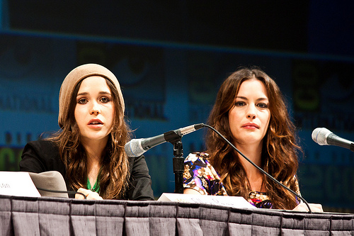 with Ellen Page