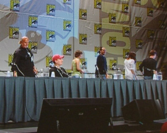with "The Incredible Hulk" cast and crew