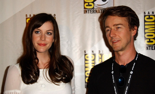 with Edward Norton