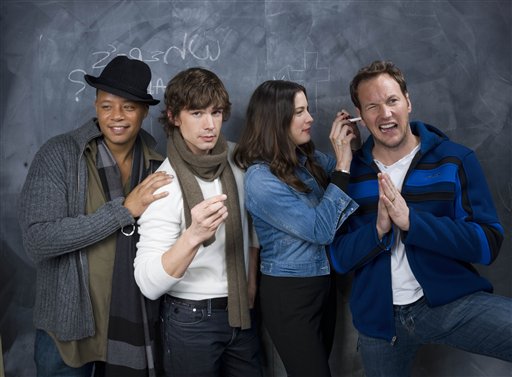 with Terence Howard, Christopher Gorham and Patrick Wilson at The Samsung Galaxy Tab Lift