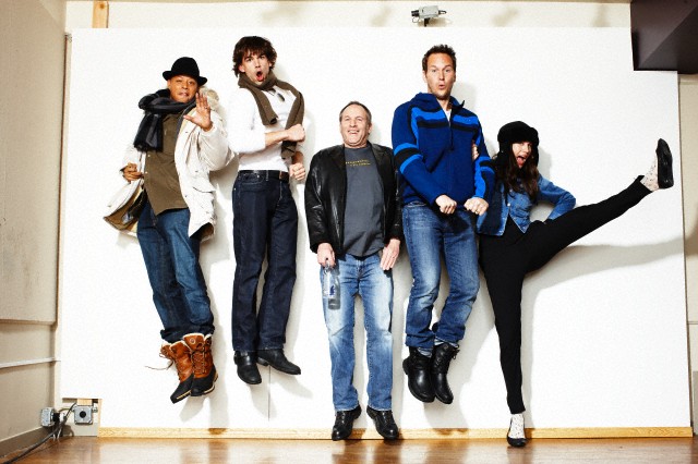 with Terence Howard, Christopher Gorham, Matthew Chapman and Patrick Wilson at The Samsung Galaxy Tab Lift