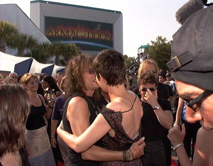 with dad Steven Tyler