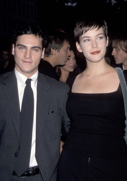 with former boyfriend - Joaquin Phoenix