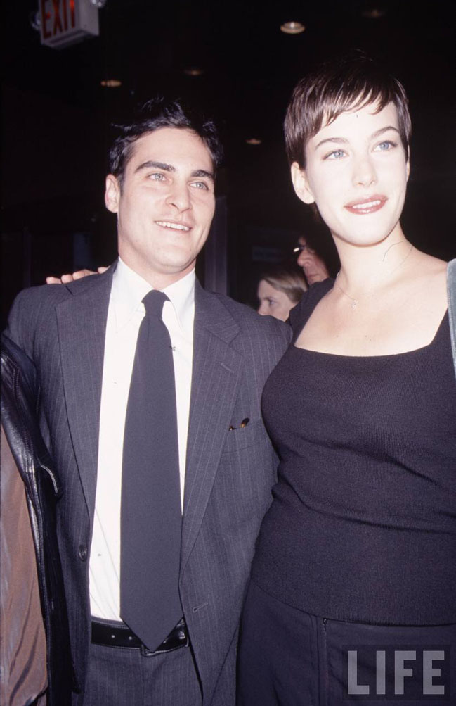 with former boyfriend - Joaquin Phoenix