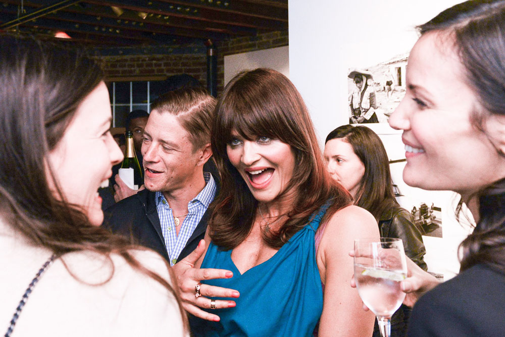 with Helena Christensen