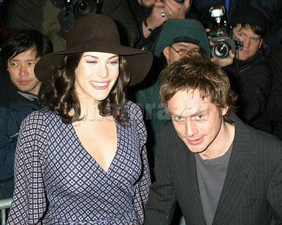 with husband Royston Langdon - at Jersey Girl premiere, Ziegfeld Theater, NY, March 9th, 2004