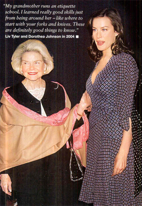 with grandmom Dorothea Johnson