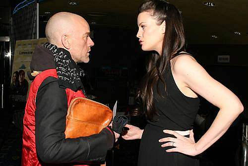 with Michael Stipe