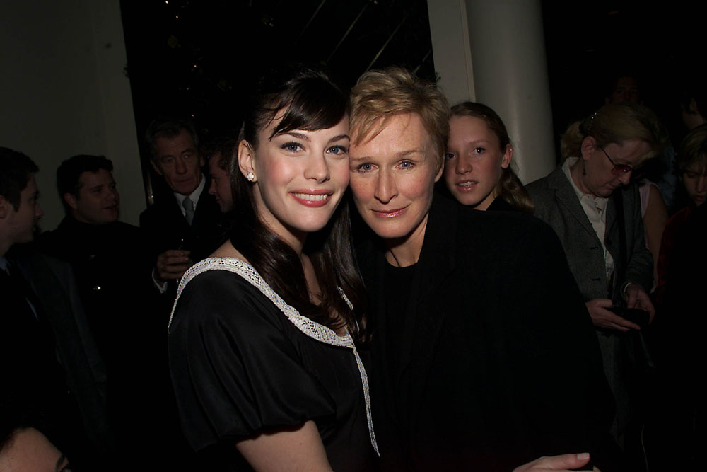 with Glenn Close - at The Fellowship Of The Ring New-York's Premiere