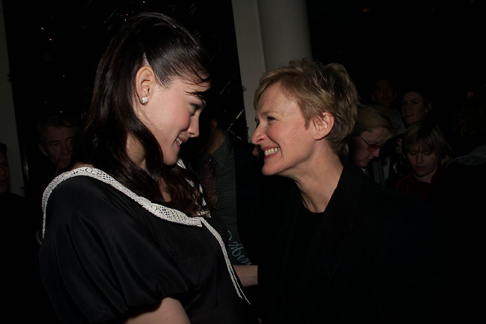 with Glenn Close