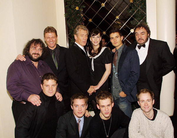 with LOTR cast