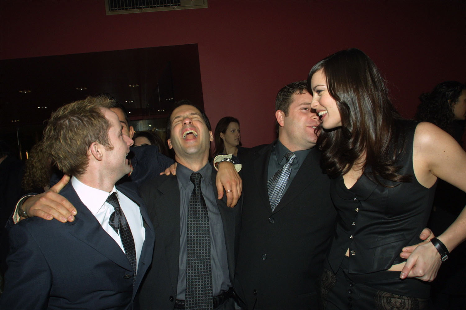 with Billy Boyd and Sean Astin - at The Fellowship Of The Ring LA's Premiere
