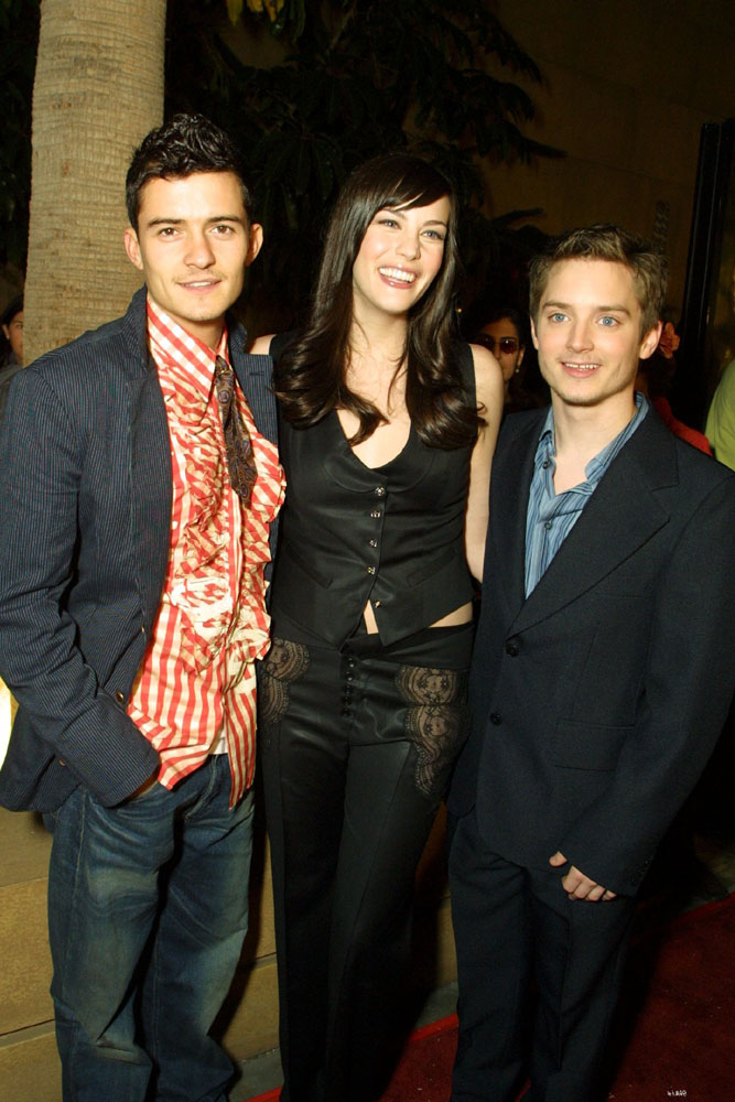 with Orlando Bloom and Elijah Wood