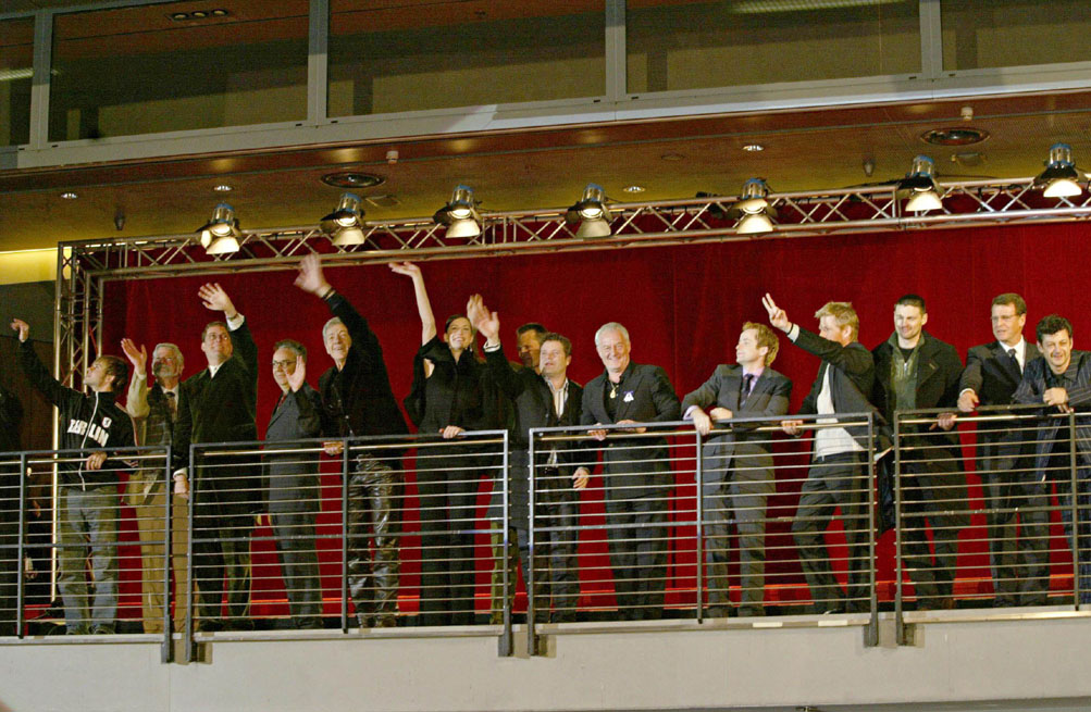 with LOTR cast and crew