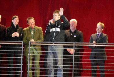 with LOTR cast