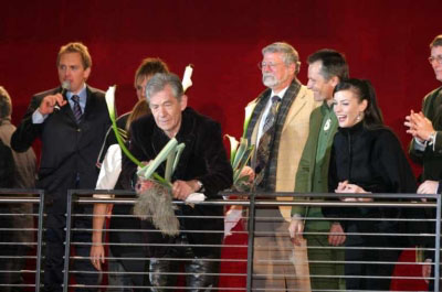 with LOTR cast
