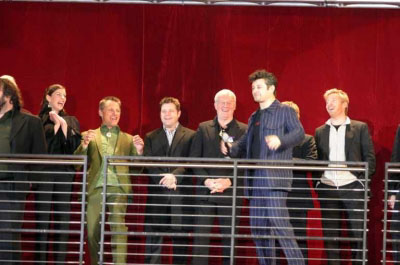 with LOTR cast