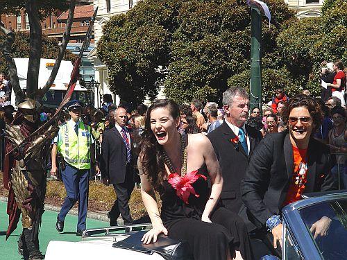 with Orlando Bloom - at The Return of the King World Premiere, Wellington, December 1st, 2003
