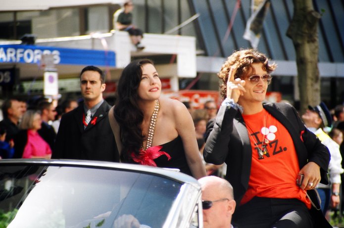 with Orlando Bloom