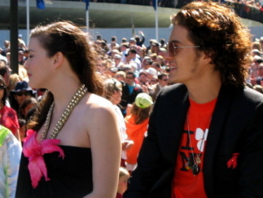 with Orlando Bloom