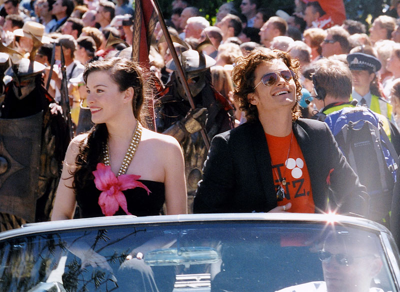 with Orlando Bloom