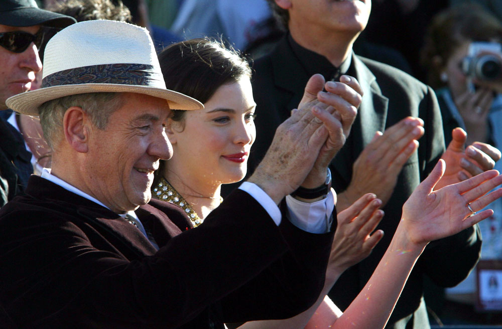with Ian McKellen