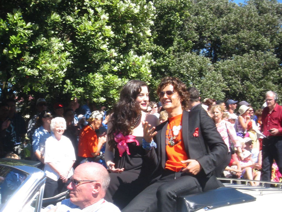 with Orlando Bloom