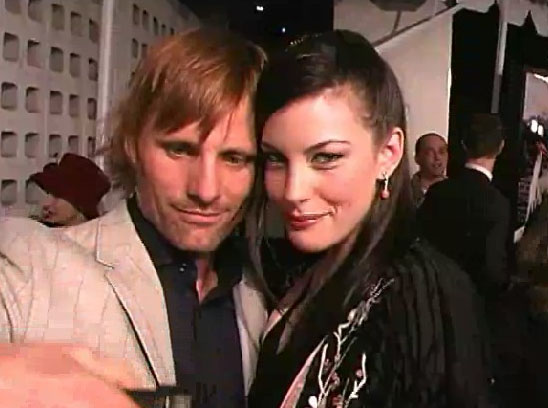 with  Viggo Mortensen at The Two Towers LA's Premiere, December 15th 2002