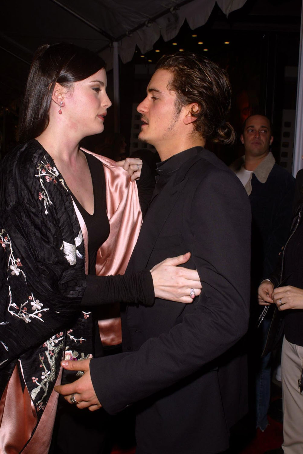 with Orlando Bloom - at The Two Towers LA's Premiere, December 15th 2002